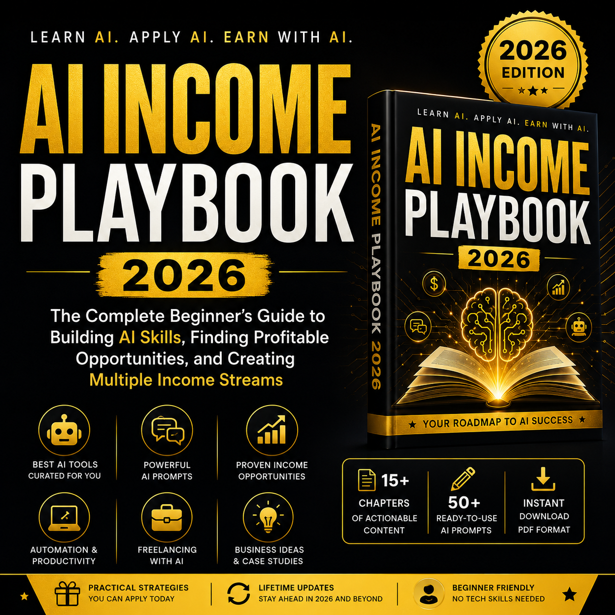 AI Income Playbook 2026 cover